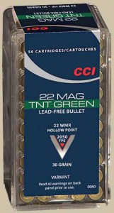 CCI TNT Green 22 Magnum