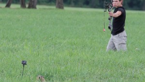 Drawing Down on a Wary Groundhog!