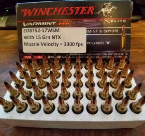 Winchester 17WSM Lead Free Ammo
