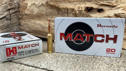 Hornady Match 108 grain ELD - 6mm Creedmoor Ammunition