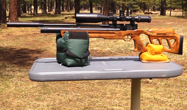Kalibrgun Cricket Rifle Shooting with VarmintAir