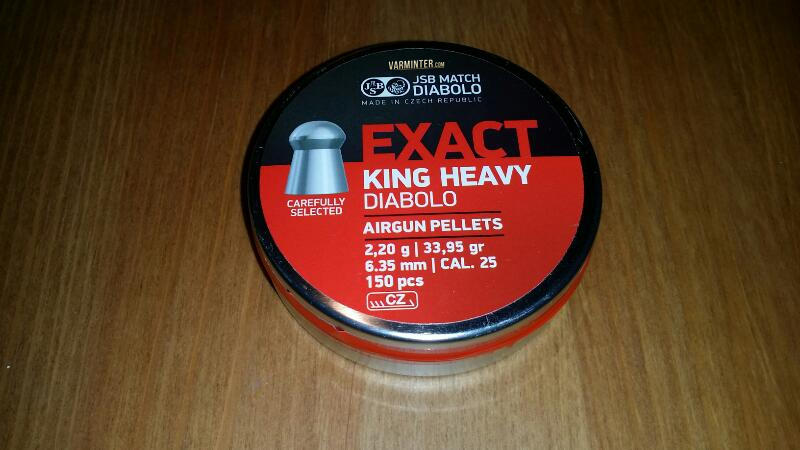 25 Caliber JSB Exact King Heavy 34.95 Grain Pellets are Coming Soon