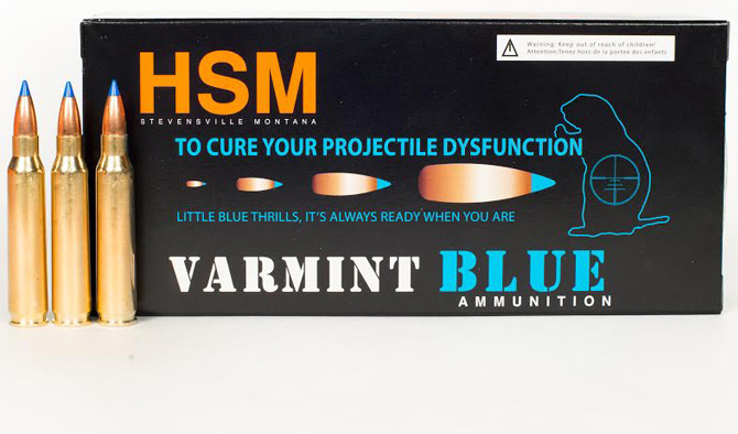 HSM Launches “Varmint Blue” 55 Grain Ammunition for the .223