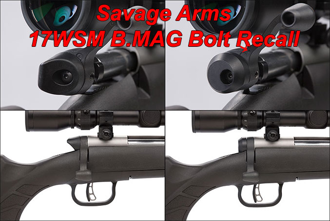 Savage Arms Issues Recall Notice on 17WSM B.MAG Rifle Bolts