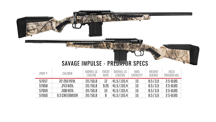 Savage Arms Impulse Predator 6.5 Creedmoor Review with Range and Hunt  Report