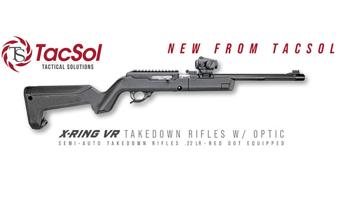 TacSol Announces X-Ring VR Takedown Rifles with Optic