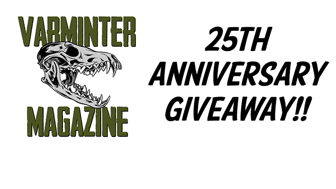 The Official Varminter 25th Year Giveaway Entry Page