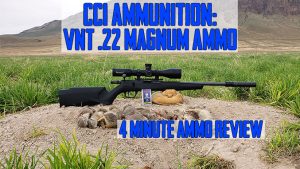 CCI VNT 22 Magnum – 4 Minute Ammo Review with Ground Squirrel Hunt