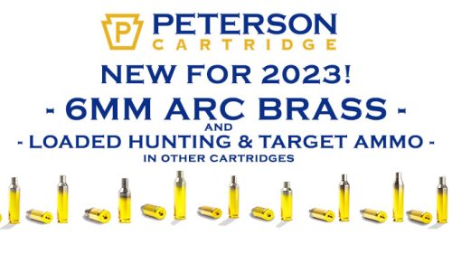 2023 Peterson Cartridge New – 6mm ARC Brass & Loaded Hunting/Target Ammunition in other Cartridges