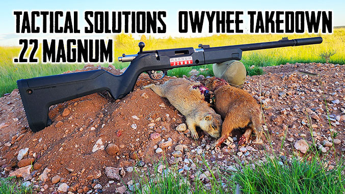 Prairie Dog and Rabbit Hunt with the New Tactical Solutions Owyhee .22 Magnum Takedown Rifle